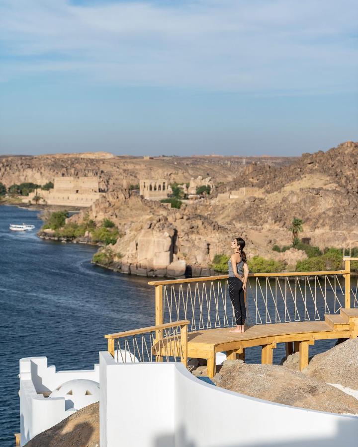 Benben By Dhara Hotels - Adults Only Asszuán Kültér fotó View of the Nile from the Aswan Museum