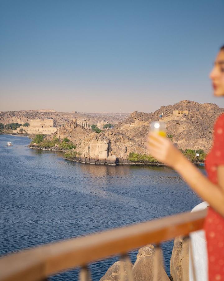 Benben By Dhara Hotels - Adults Only Asszuán Kültér fotó View of the Nile from the Four Seasons Hotel